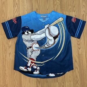 Big Dogs Baseball Jersey Print All Over Kids 8/10 Big Dog Swinging